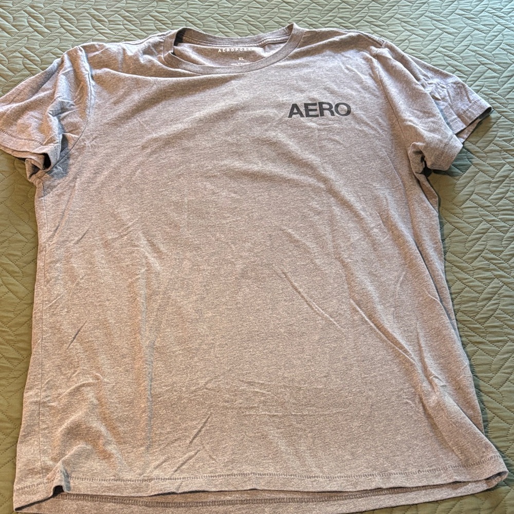 Aeropostale Light Gray Men's Tee